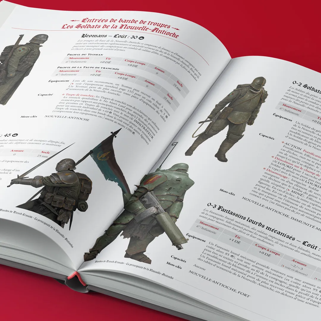 Miniature Trench Crusade: Livre de Règles